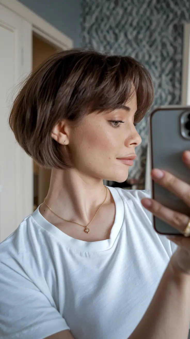 oval face haircuts short thin hair Short, Soft, and Full of Character