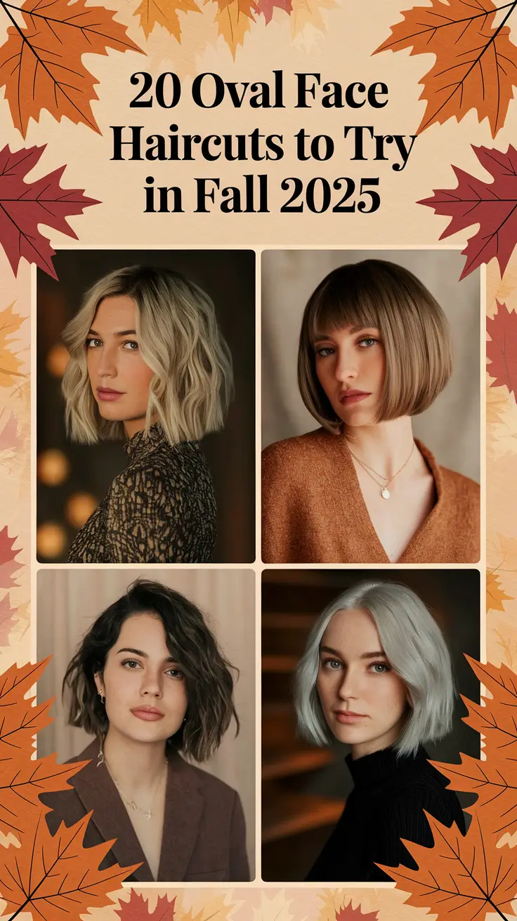 Oval Face Haircuts to Try in Fall 2025: Styles for Medium, Short, and Curly Hair
