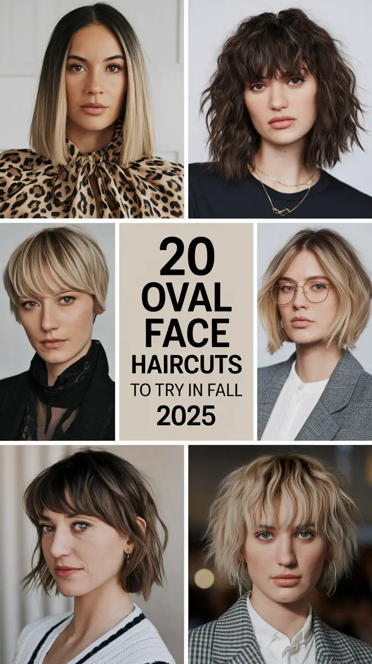 Oval Face Haircuts to Try in Fall 2025: Styles for Medium, Short, and Curly Hair