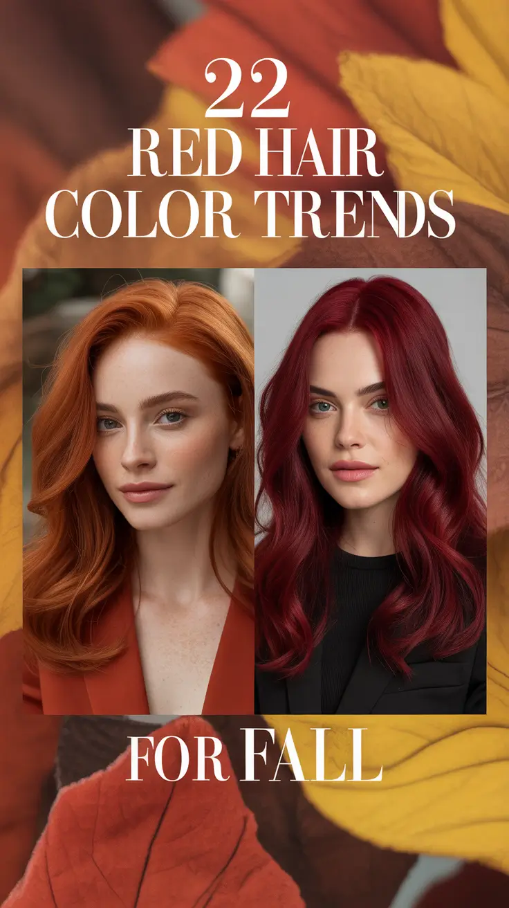 Red Hair Color Trends for Fall 2025: Warm Shades, Bold Cuts & Balayage Inspiration