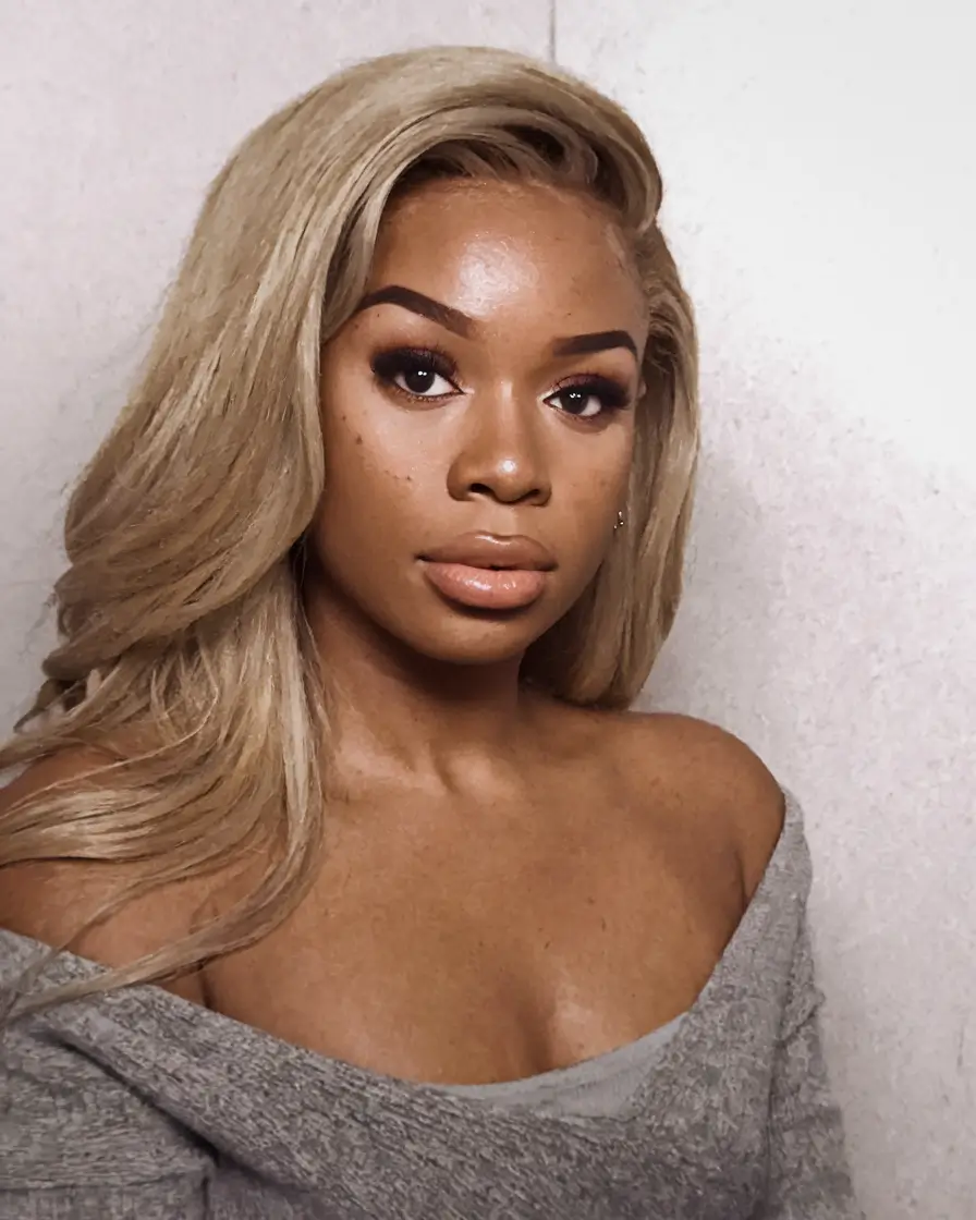 fall and winter hair color ideas for black women Soft Ash Blonde with Dimensional Layers