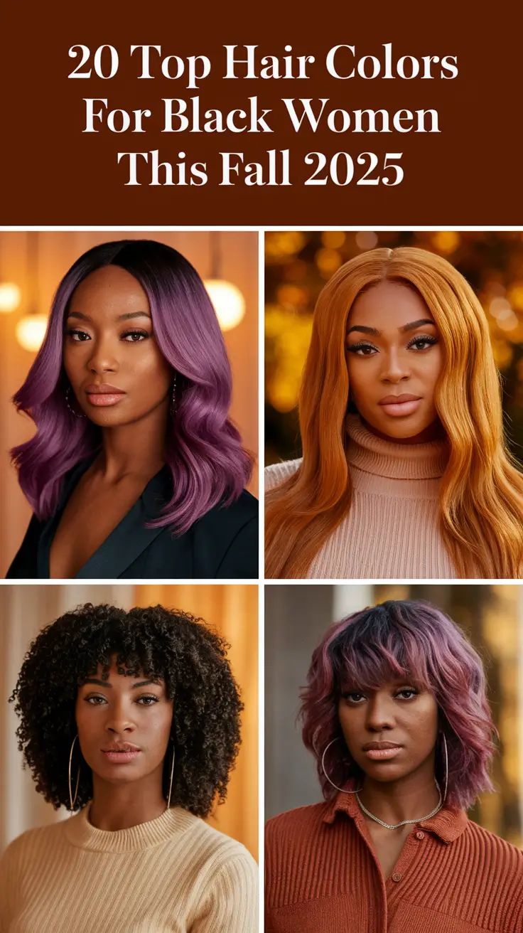 Top Hair Colors for Black Women This Fall 2025: From Natural Elegance to Bold Highlights