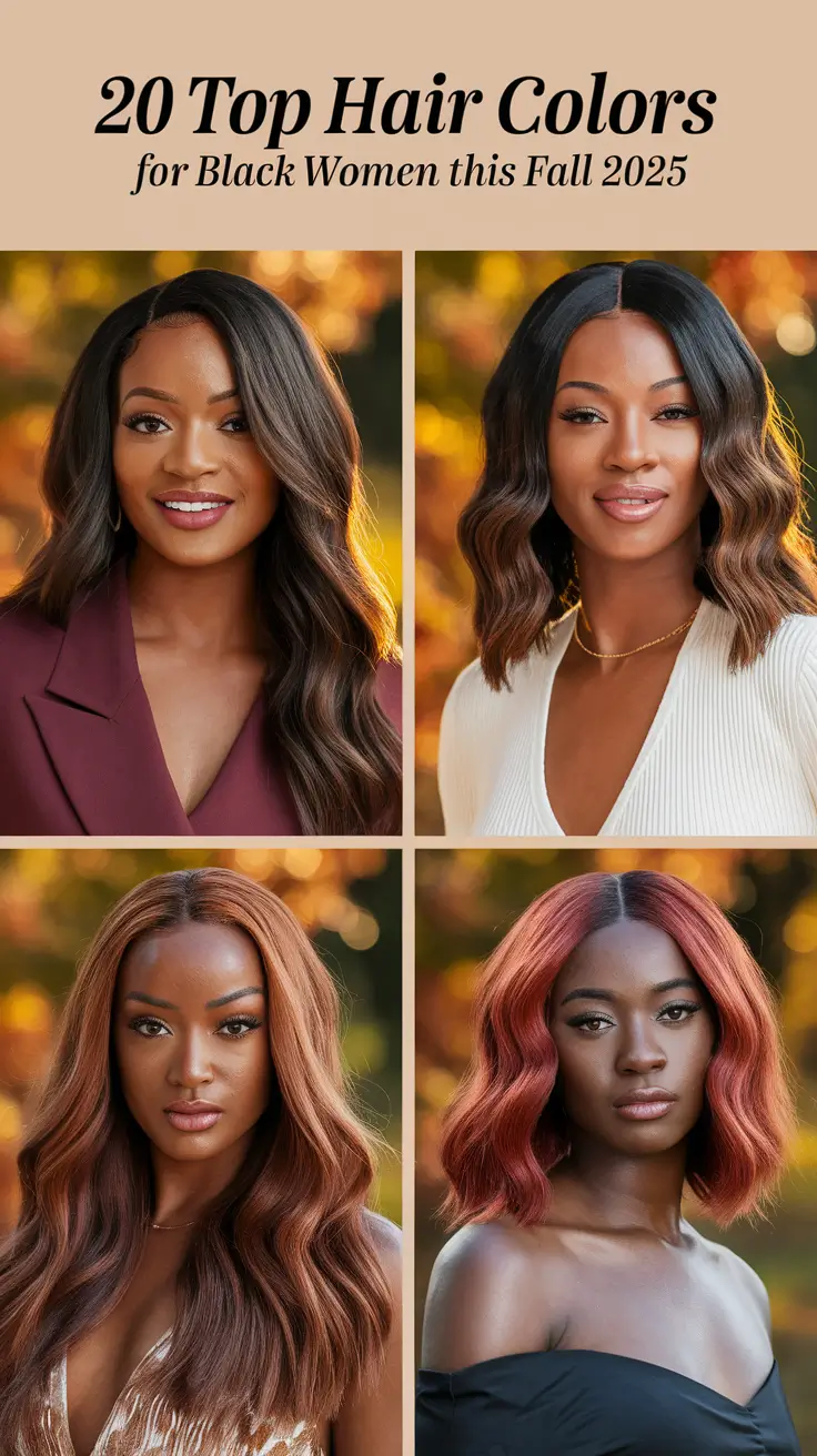 Top Hair Colors for Black Women This Fall 2025: From Natural Elegance to Bold Highlights