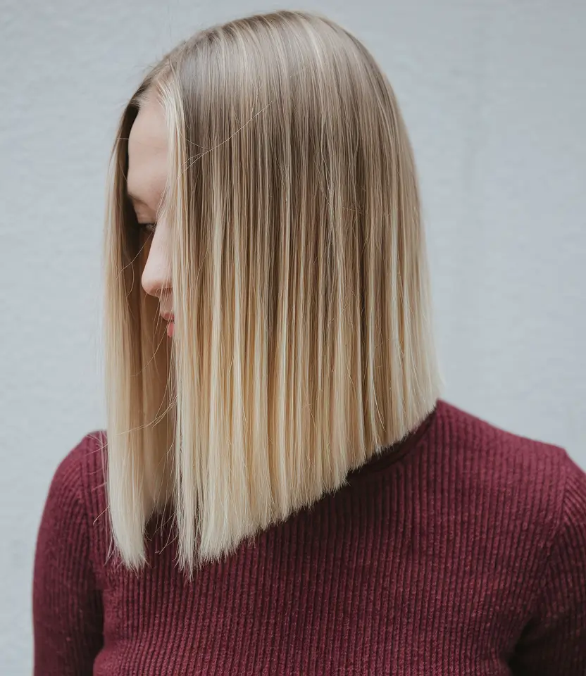 fall bob hairstyles blonde 2025 Chic Ash-Blonde Blunt Cut