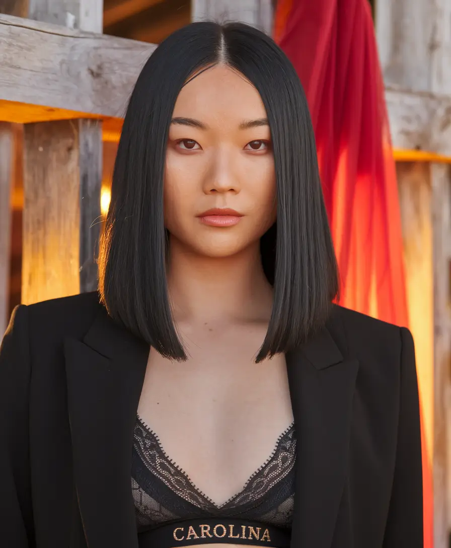 fall bob hairstyles cut and color medium The Blazer-Ready Medium Bob
