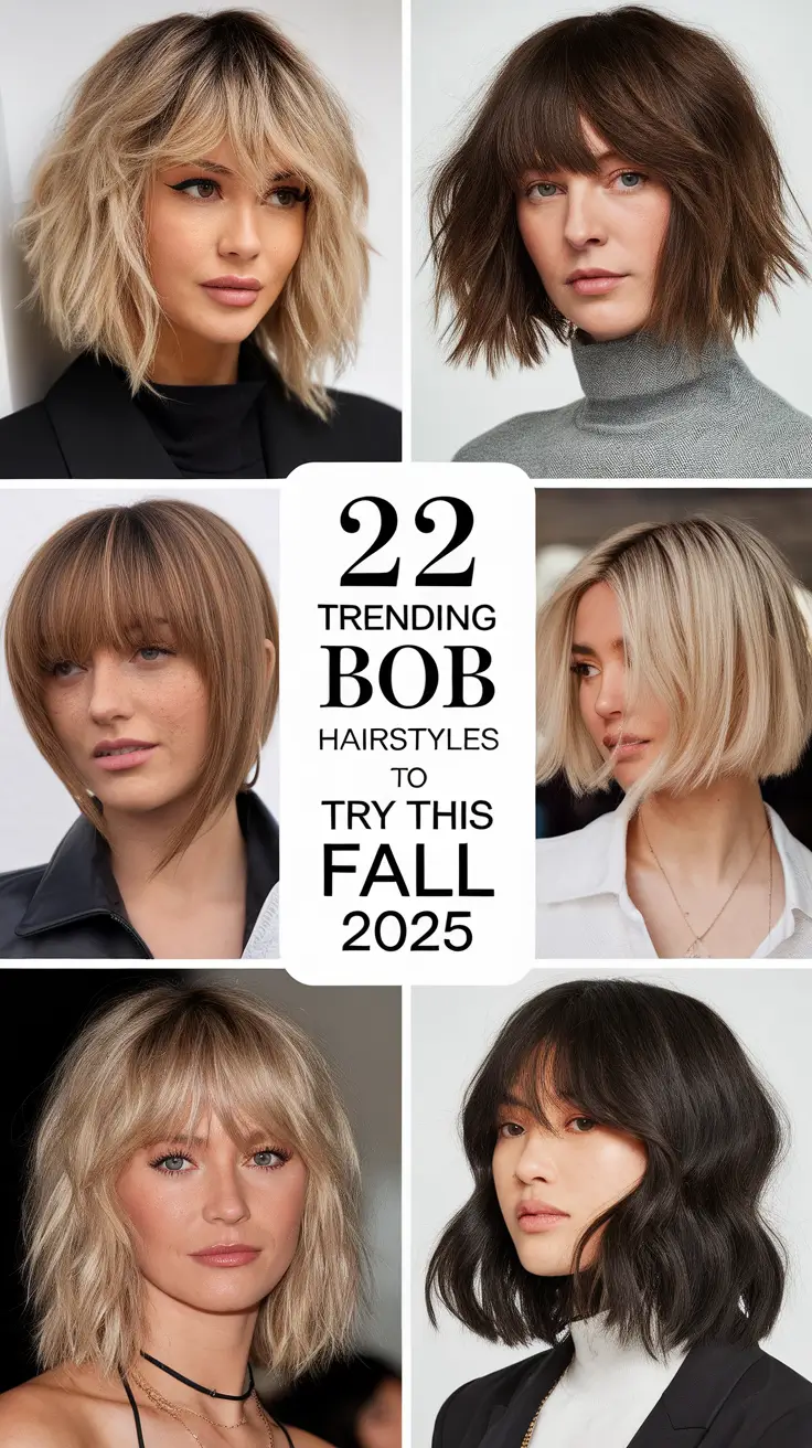 Trending Bob Hairstyles to Try This Fall 2025: Chic Cuts for Every Hair Type
