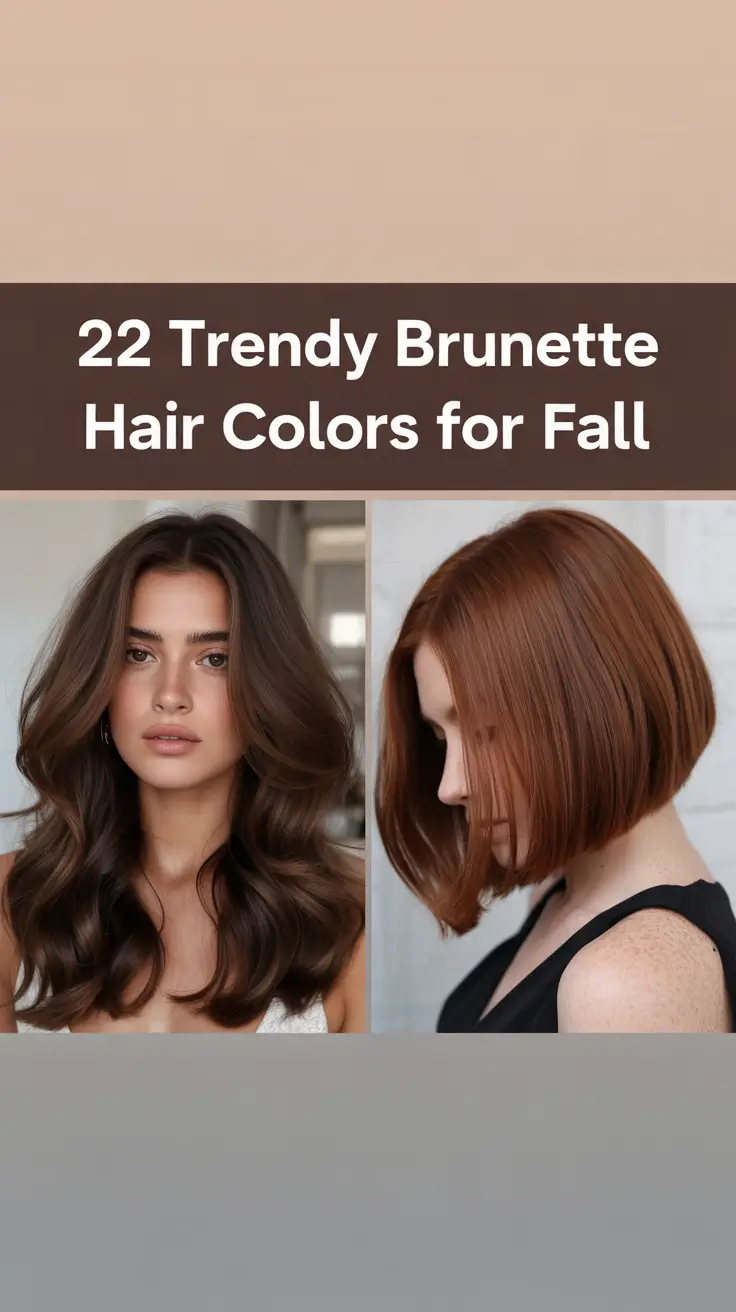 Trendy Brunette Hair Colors for Fall 2025: Fresh Balayage Looks to Embrace the Season