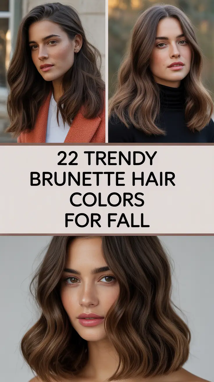 Trendy Brunette Hair Colors for Fall 2025: Fresh Balayage Looks to Embrace the Season