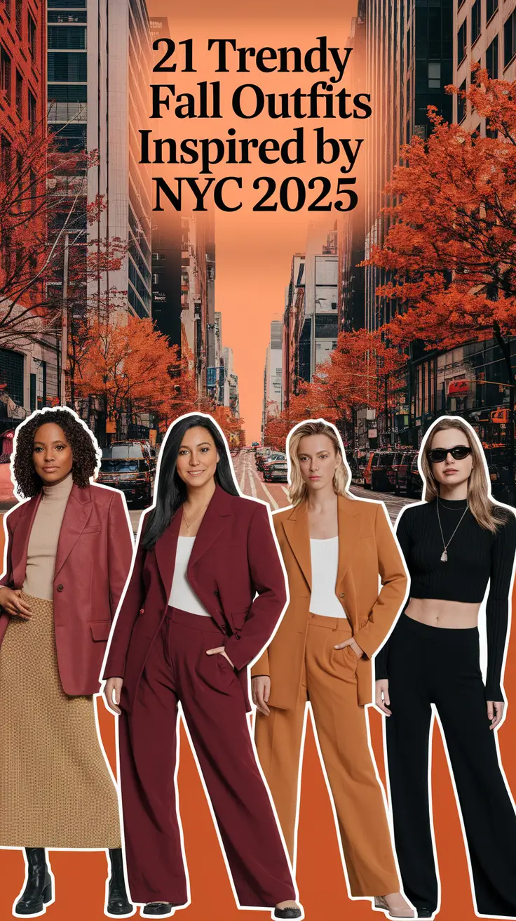 Trendy Fall Outfits Inspired by NYC 2025: Aesthetic Street Style Ideas for Women