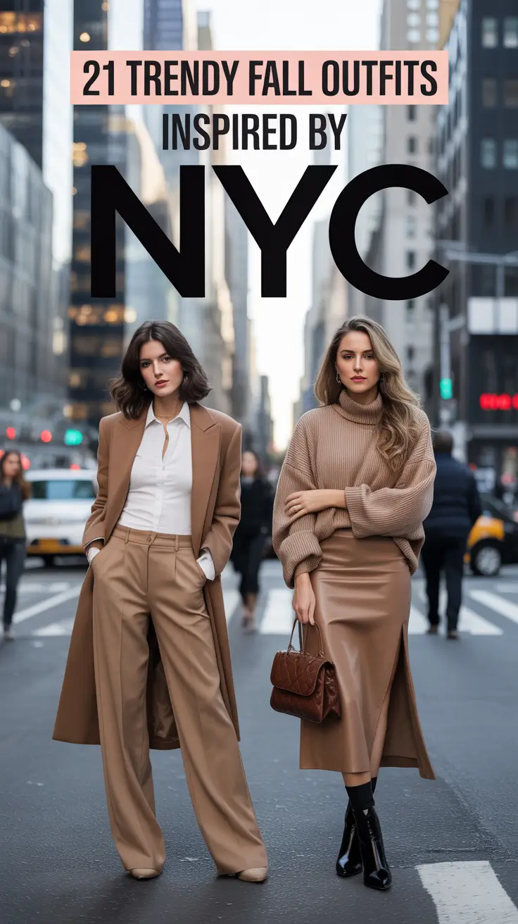 Trendy Fall Outfits Inspired by NYC 2025: Aesthetic Street Style Ideas for Women