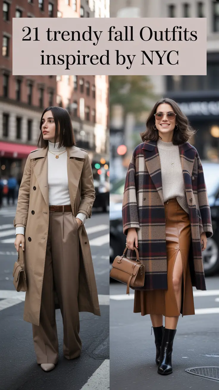 Trendy Fall Outfits Inspired by NYC 2025: Aesthetic Street Style Ideas for Women
