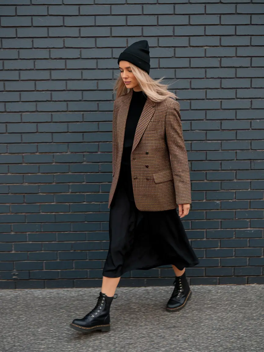 fall outfits women 2025 Layered Cool with Streetwise Sharpness