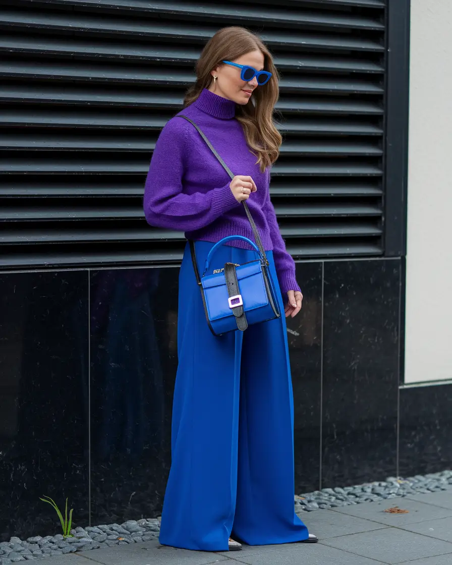 colorful fall outfits 2025 Vibrant Color-Blocking That Pops