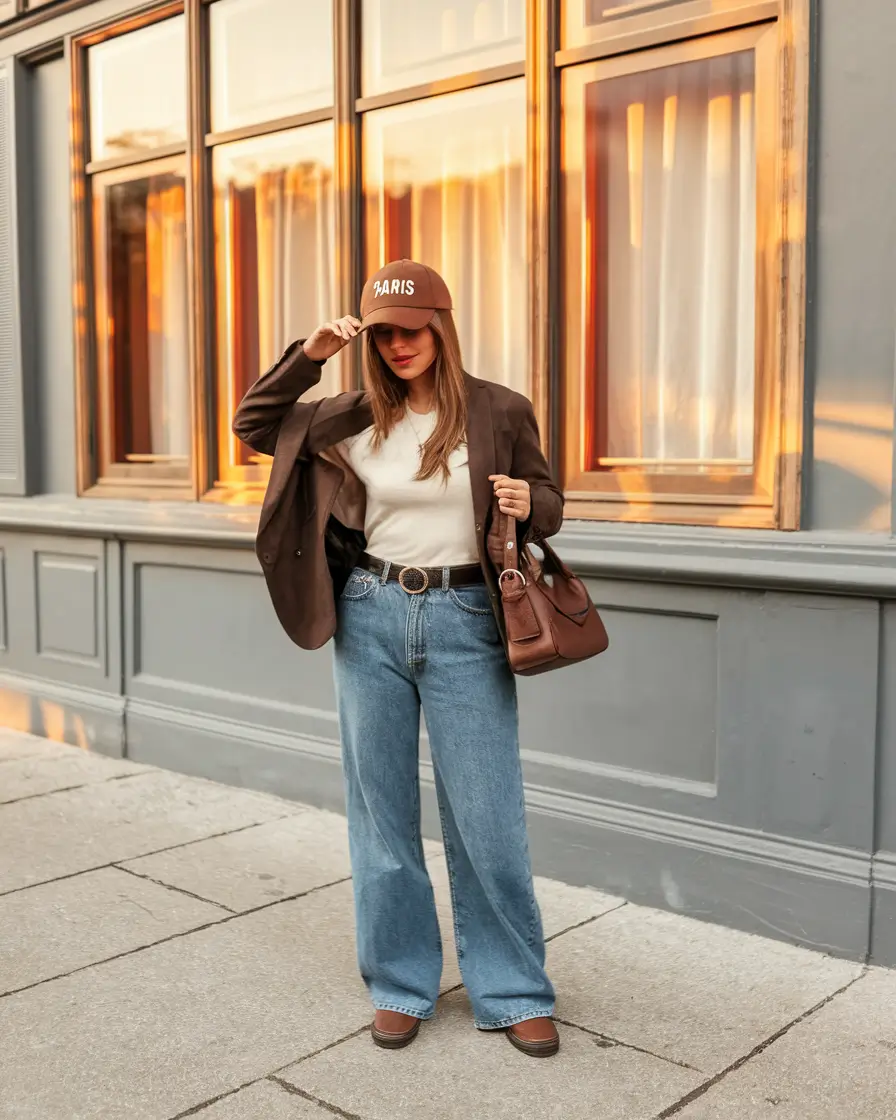 fall outfits casual Sporty Cool Meets 90s Americana