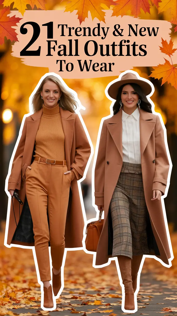 Trendy & New Fall Outfits to Wear 2025: Aesthetic Style Ideas for Every Woman