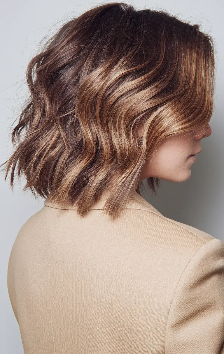 warm fall hair color light brown Subtle Light Brown Balayage With Body