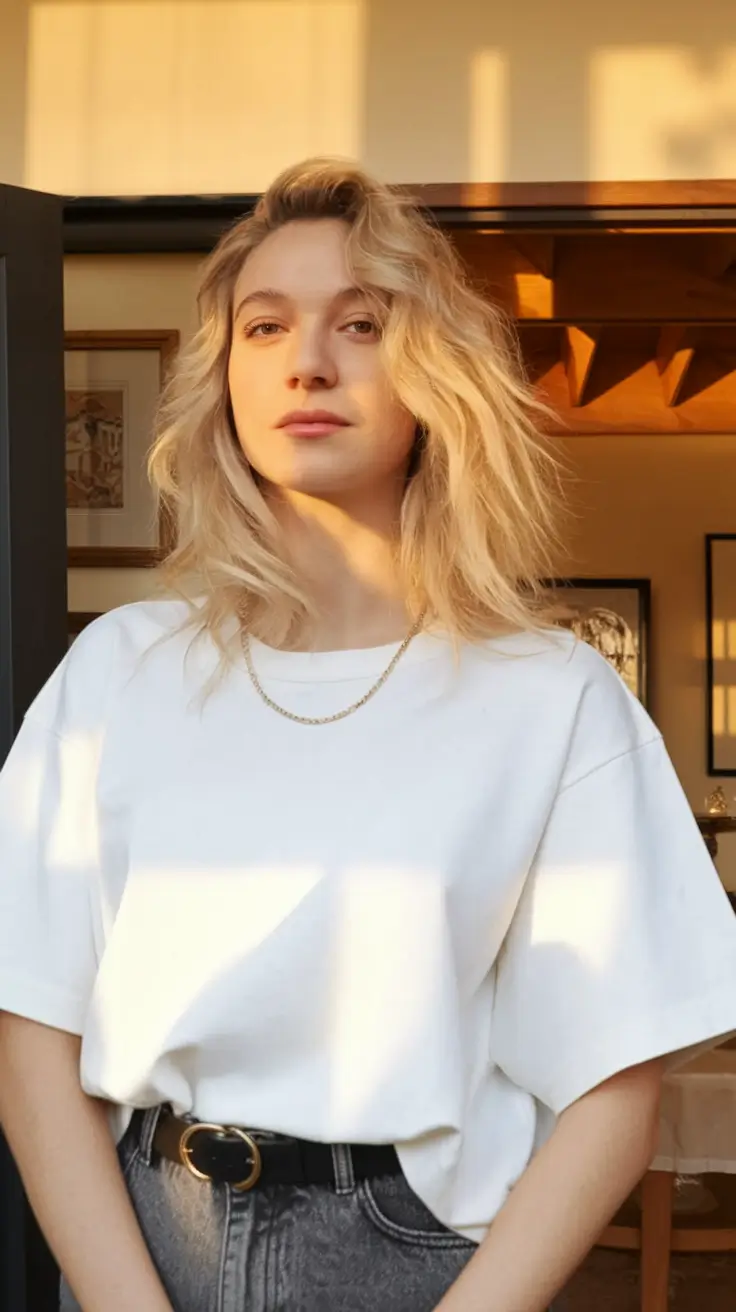 warm fall hair color blonde Golden Blonde With a Messy California Twist