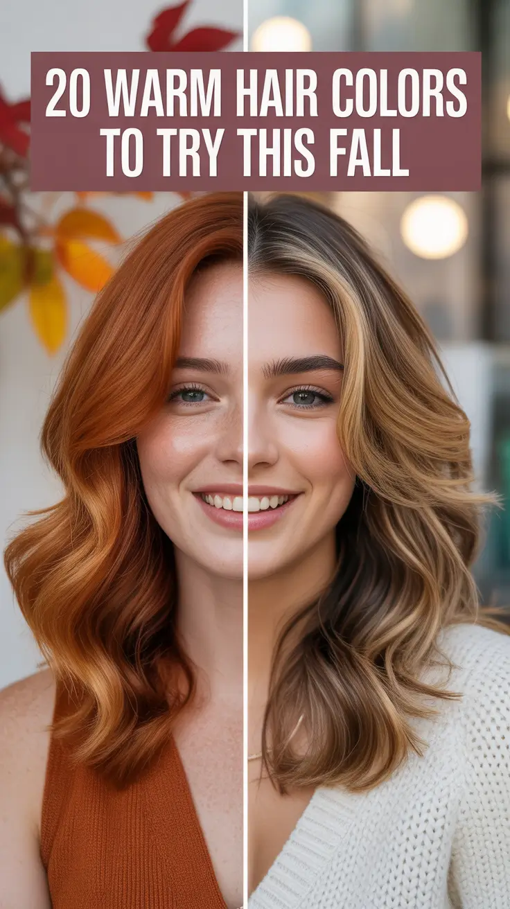 Warm Hair Colors to Try This Fall 2025: Rich, Radiant Looks to Fall in Love With