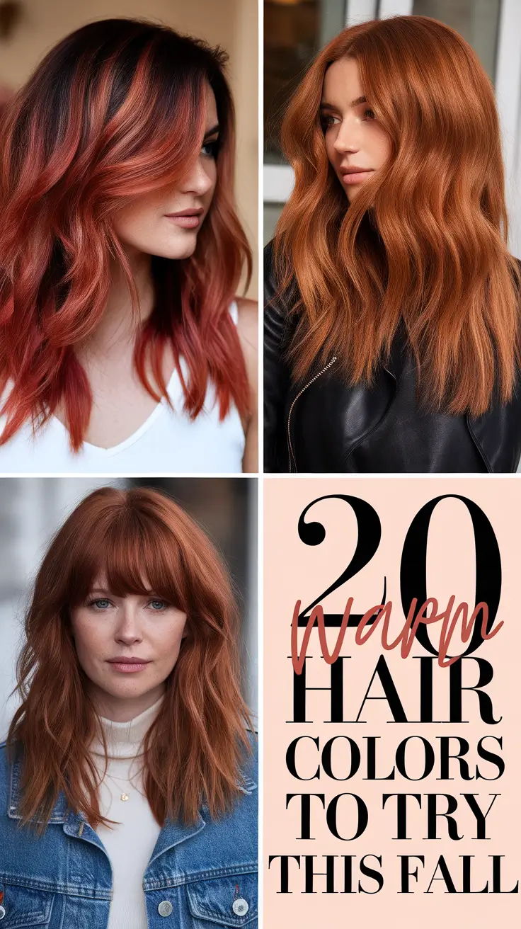 Warm Hair Colors to Try This Fall 2025: Rich, Radiant Looks to Fall in Love With