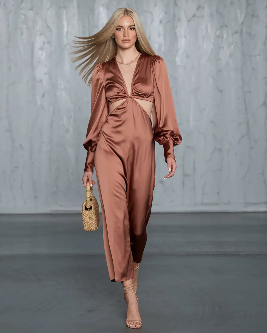 october wedding guest outfits cocktail Gleaming Bronze for an October Cocktail Look