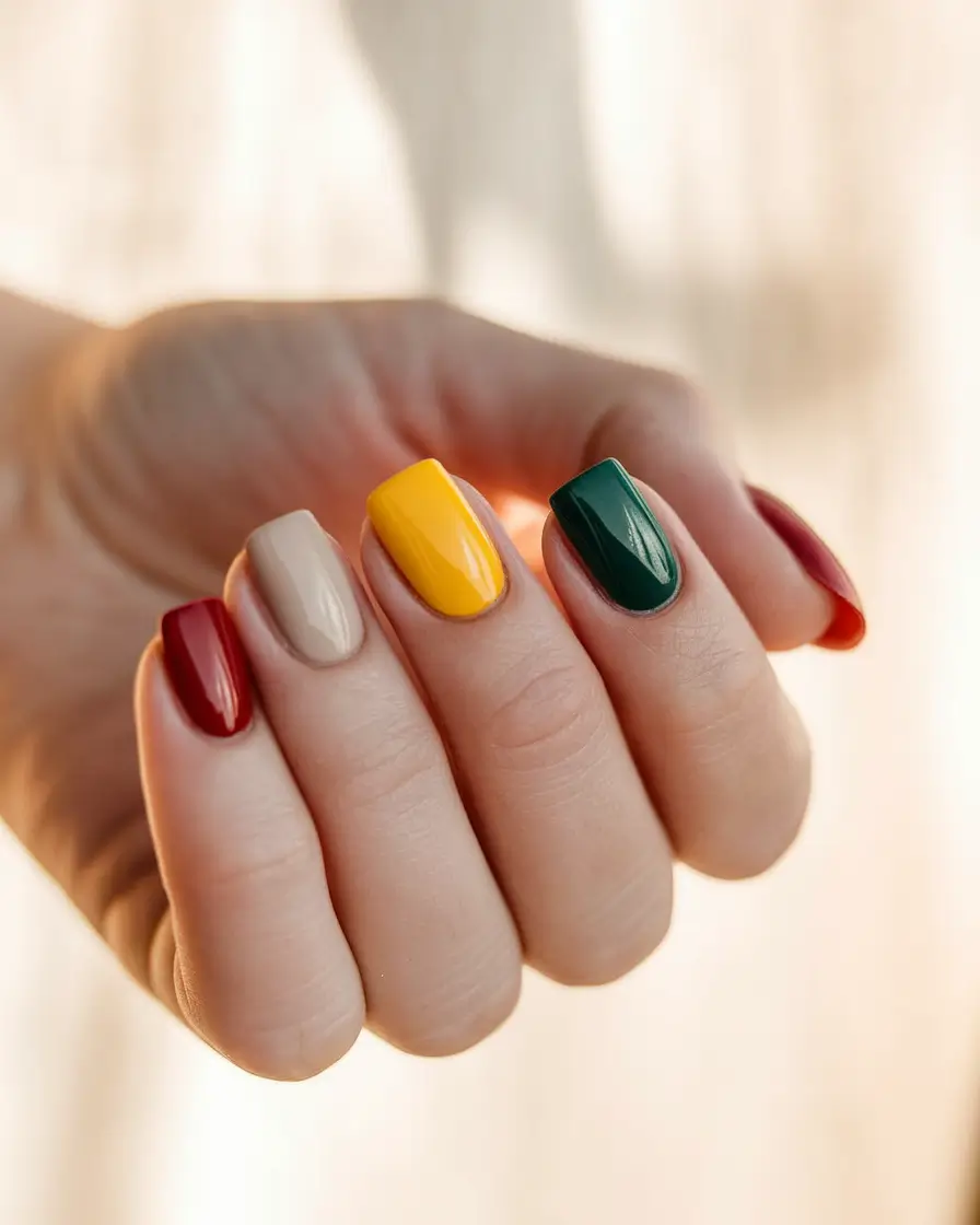 autumn nails colors 2025 Modern Harvest