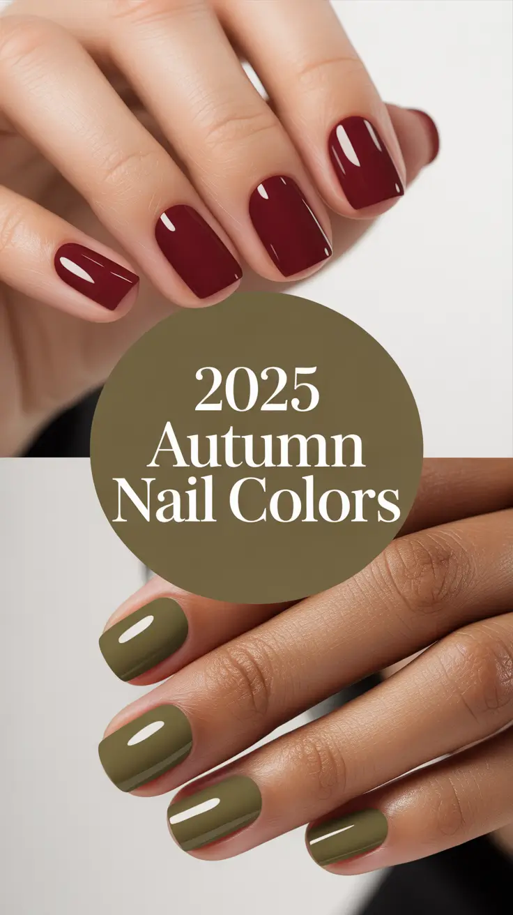 2025 Autumn Nail Colors: Fall Shades and Burgundy Ideas You’ll Love