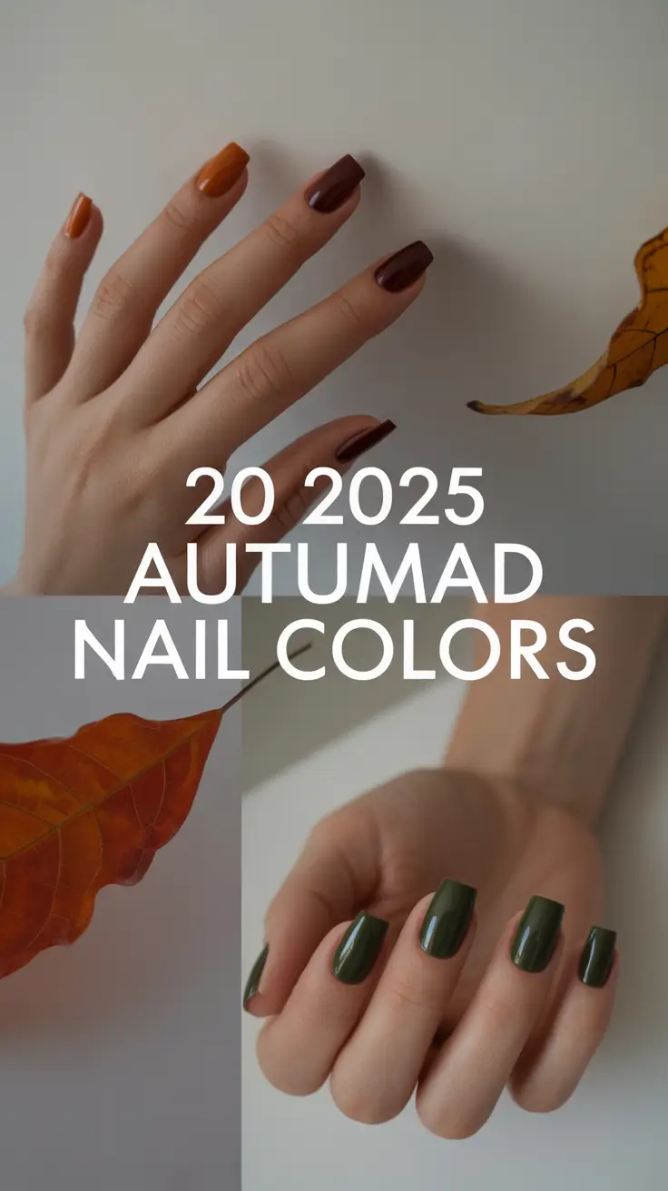 2025 Autumn Nail Colors: Fall Shades and Burgundy Ideas You’ll Love