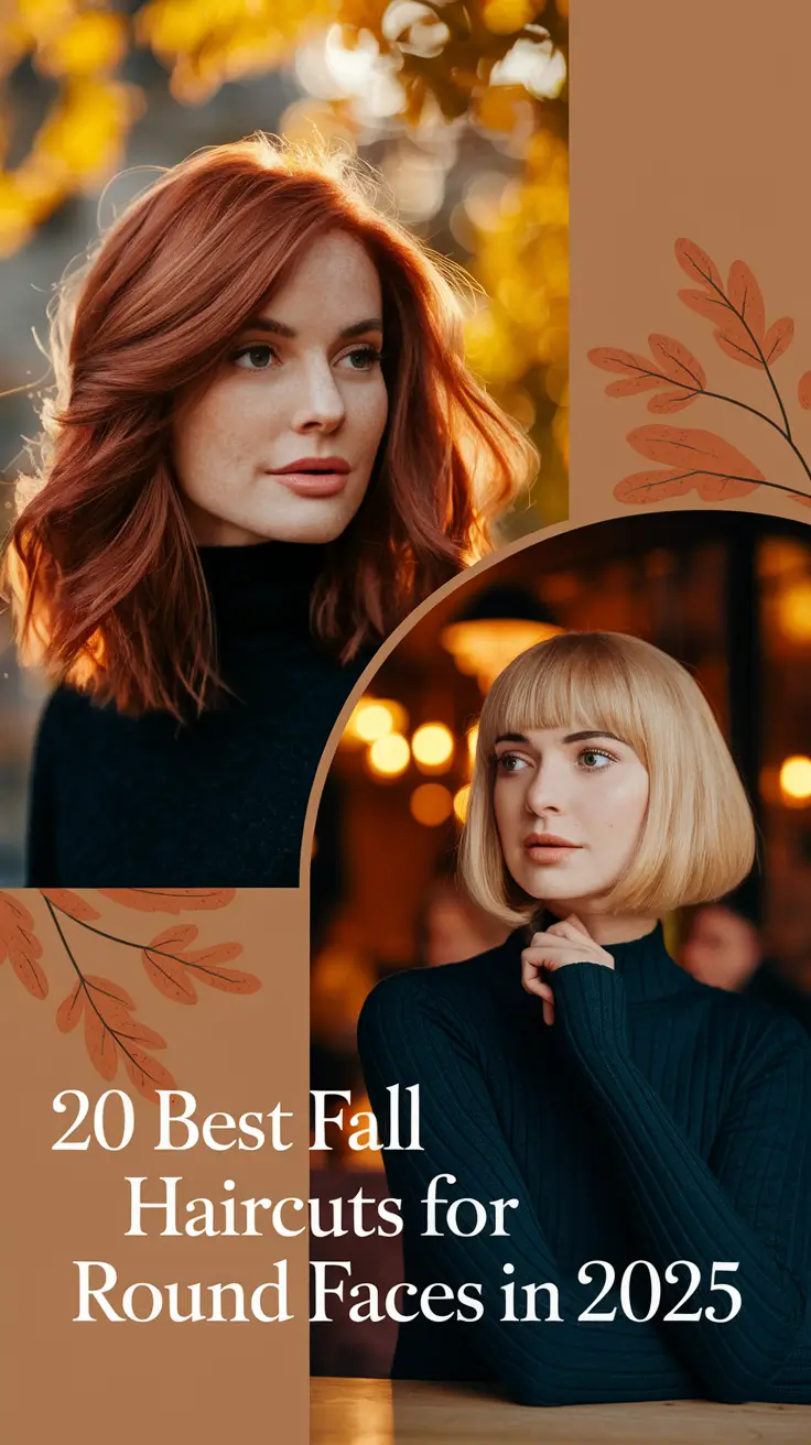 Best Fall Haircuts for Round Faces in 2025: From Short and Chic to Long and Layered