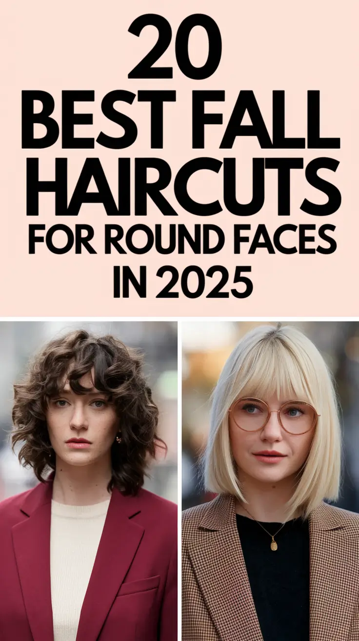 Best Fall Haircuts for Round Faces in 2025: From Short and Chic to Long and Layered