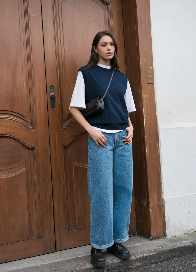 fall outfits for school jeans Modern Prep With a Twist