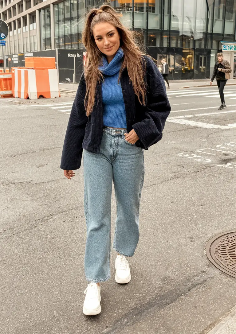 fall outfits for school comfy Denim & Energy Boost Blue