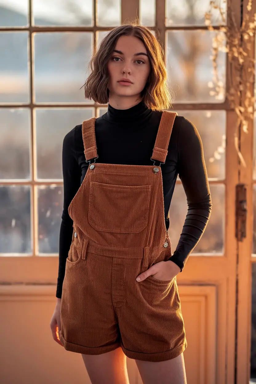 fall outfits for school comfy Corduroy Crush in Golden Hour