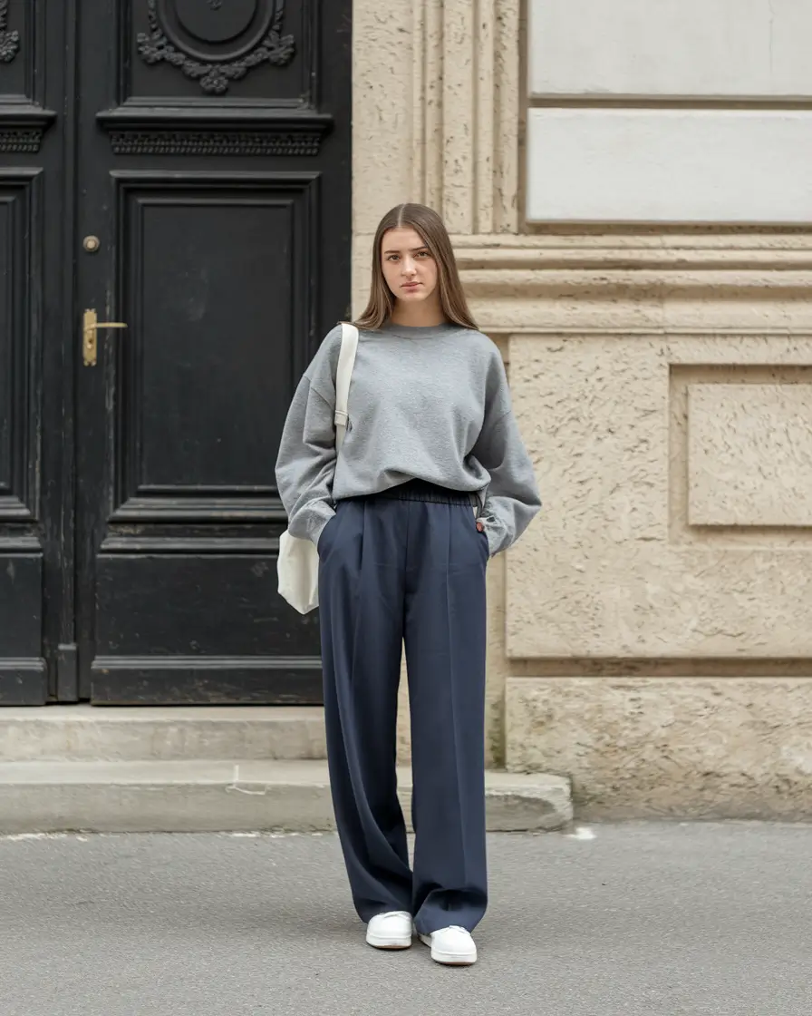 fall outfits for school sweatpants Minimalist On-the-Go Comfort