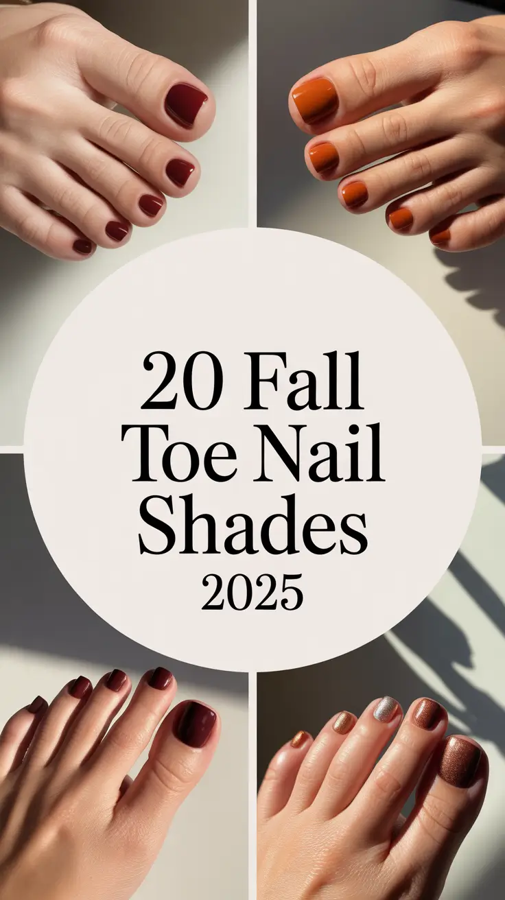 Fall Toe Nail Shades 2025: Best Autumn Pedicure Ideas for Every Skin Tone