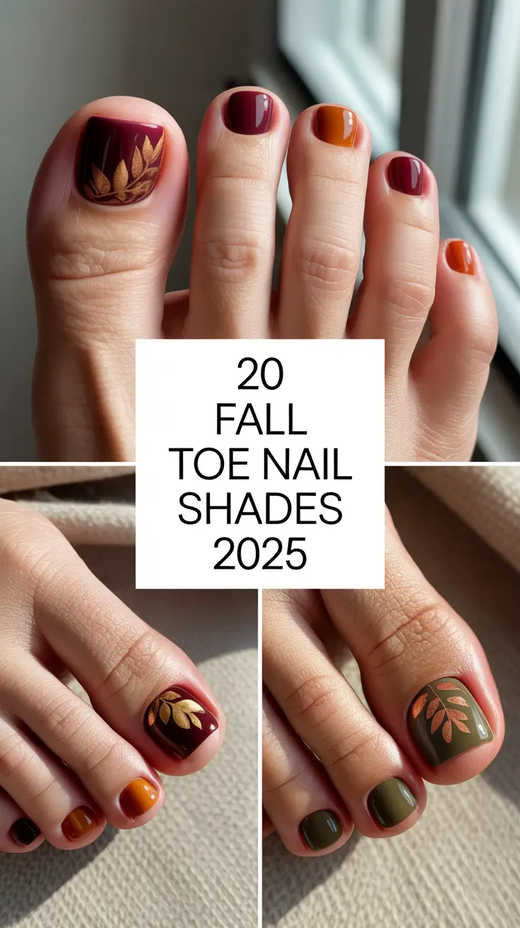 Fall Toe Nail Shades 2025: Best Autumn Pedicure Ideas for Every Skin Tone