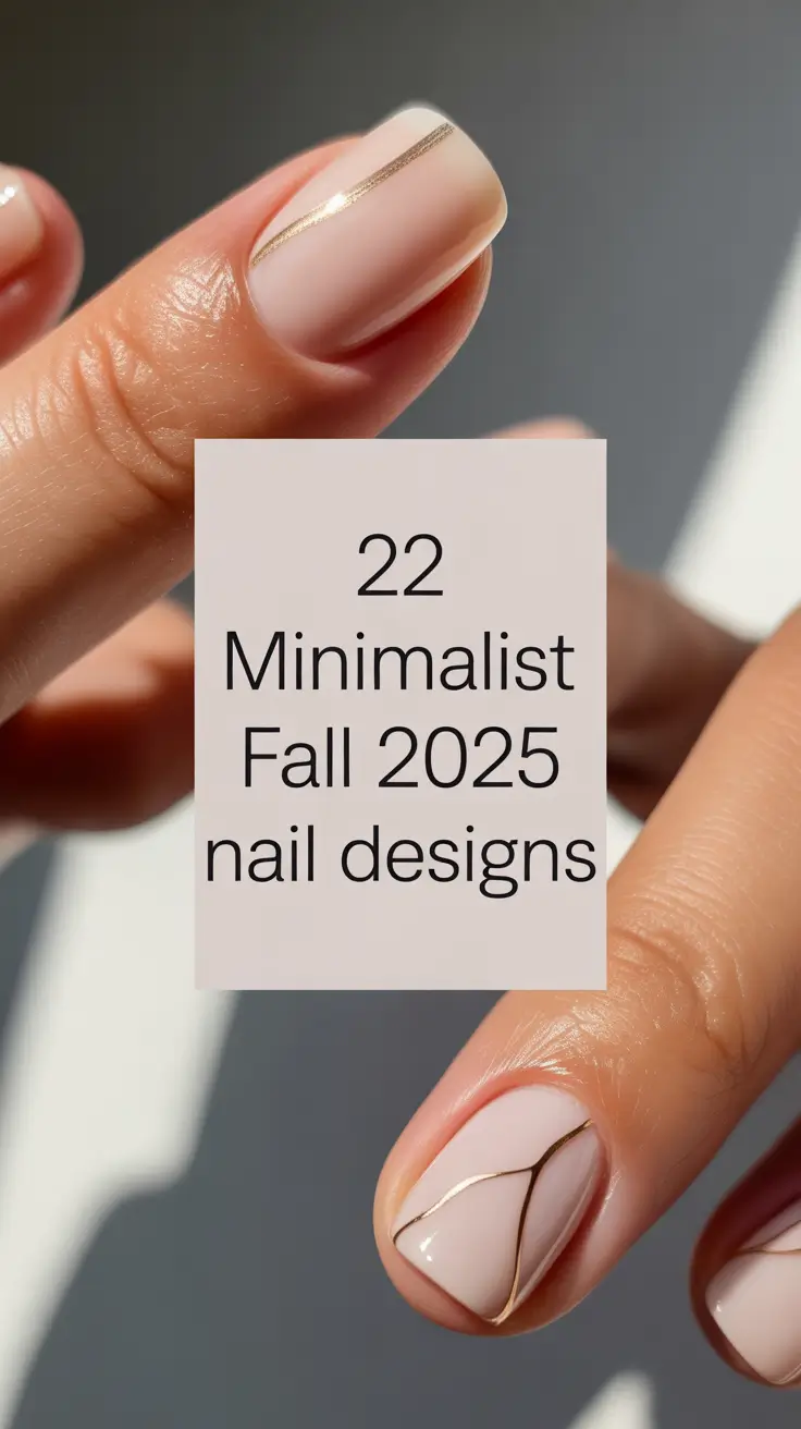 Minimalist Fall 2025 Nail Designs That Are Too Cute to Miss This Season