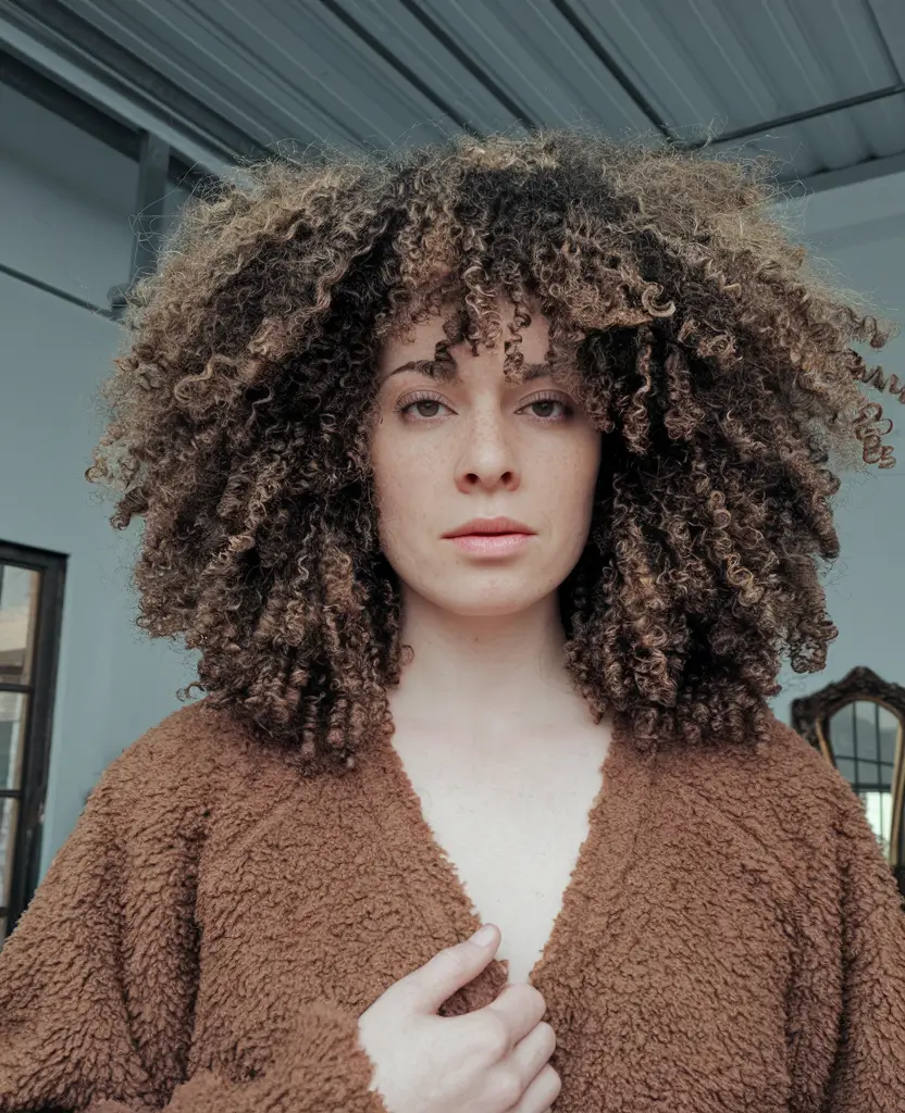 New haircuts - September 2025 ideas Voluminous Curls With a Blended Halo Cut