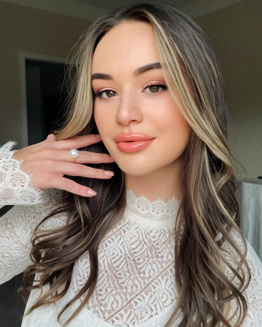 New haircuts - September 2025 ideas Money Piece Highlights on Loose Waves