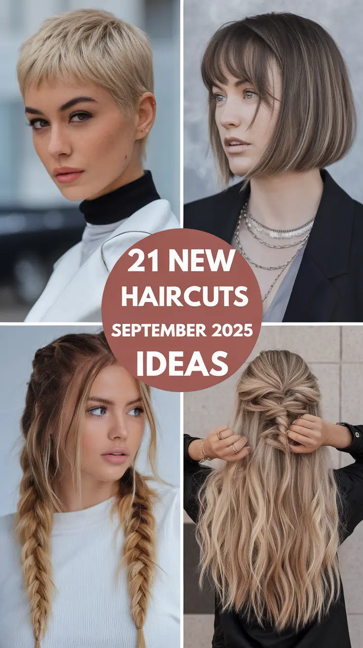 New Haircuts – September 2025 Ideas That Will Refresh Your Look Instantly