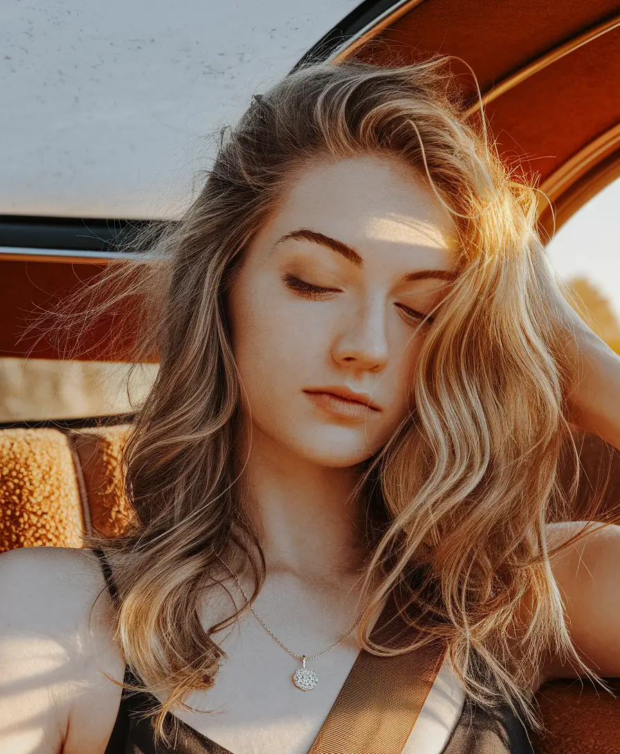 september hair color ideas blonde Caramel Dusk Melt with Soft Face Layers