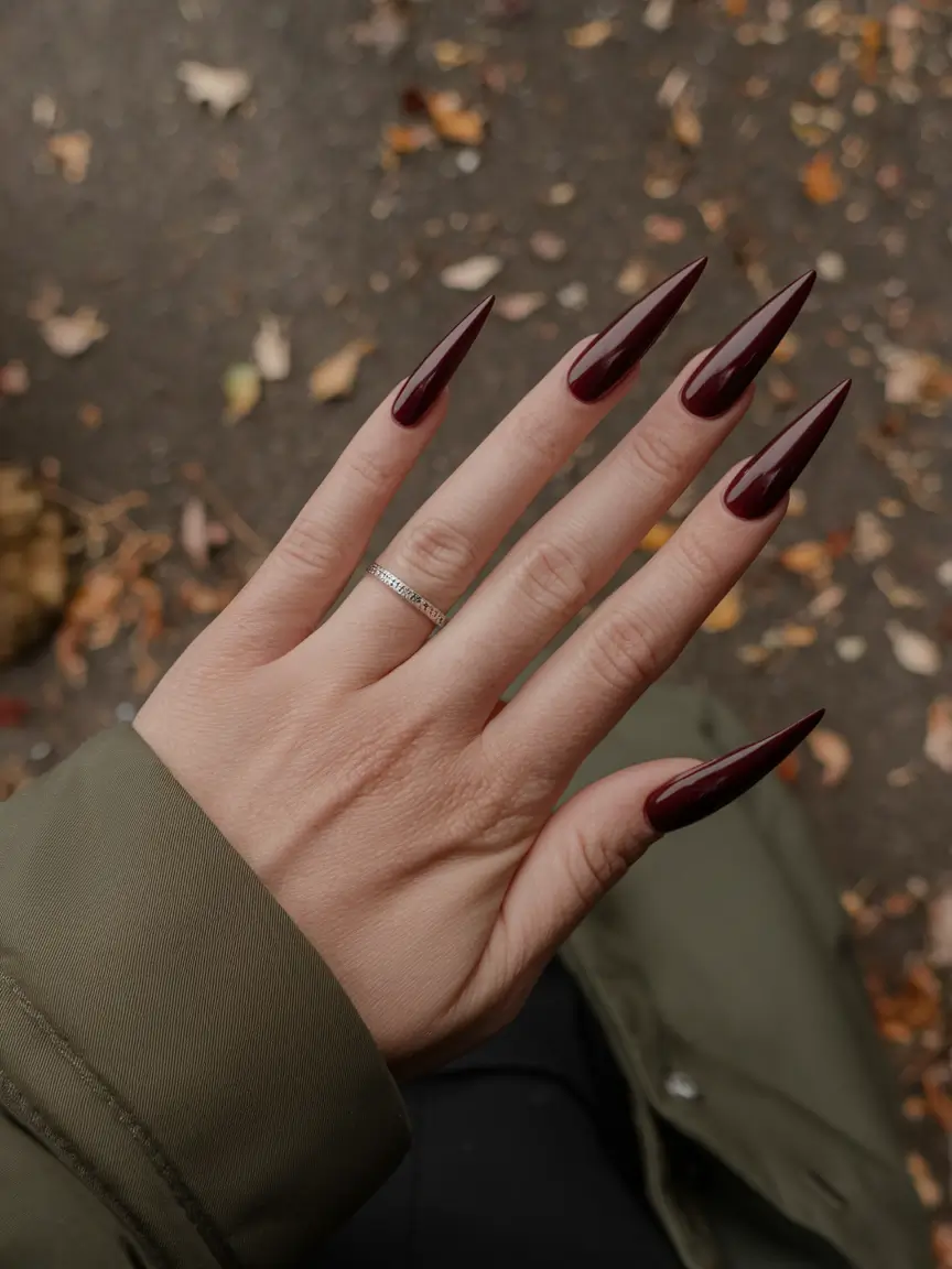 autumn-nails-designs-2025-claws-of-cabernet