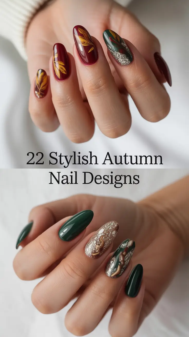 Stylish Autumn Nail Designs 2025: The Most Inspiring Ideas for Fall Colors and Shapes