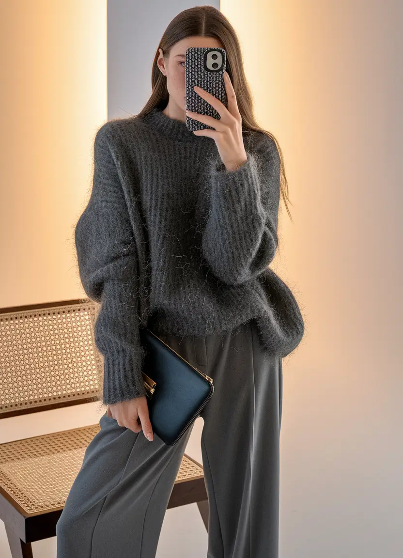 fall sweater outfits 2025 Elevated Neutrals for Quiet Luxury Days