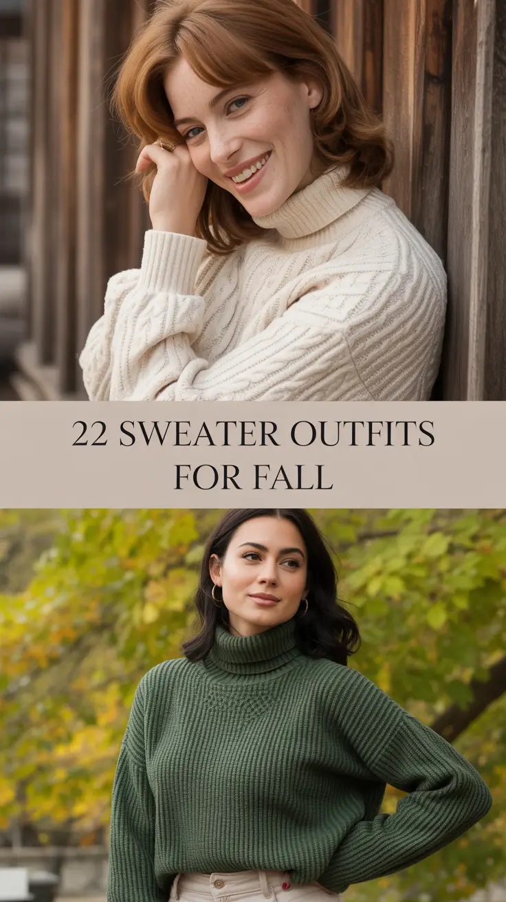 Sweater Outfits for Fall 2025 That Are Actually Wearable and Cute